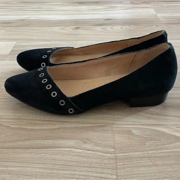 Sonoma Black Flats with Silver Accents - Picture 3 of 5